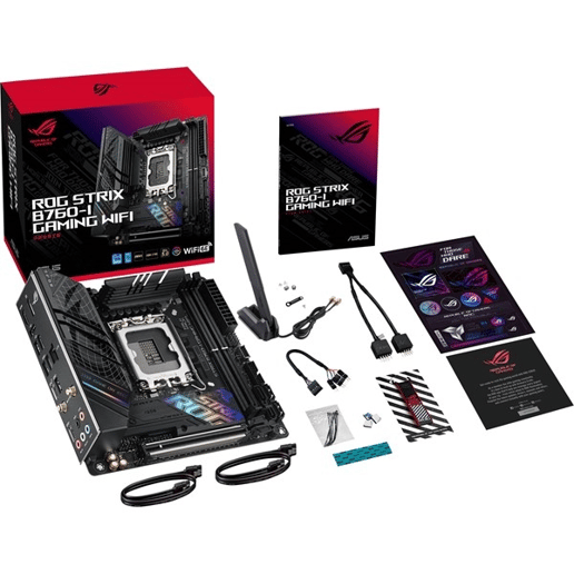 ASUS ROG Strix B760-I Gaming WiFi ITX Motherboard for Intel LGA1700 CPUs